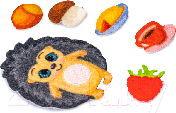 Изображение товара Развивающий игровой набор Десятое королевство Из фетра на липучках Дом Ежика / 04643