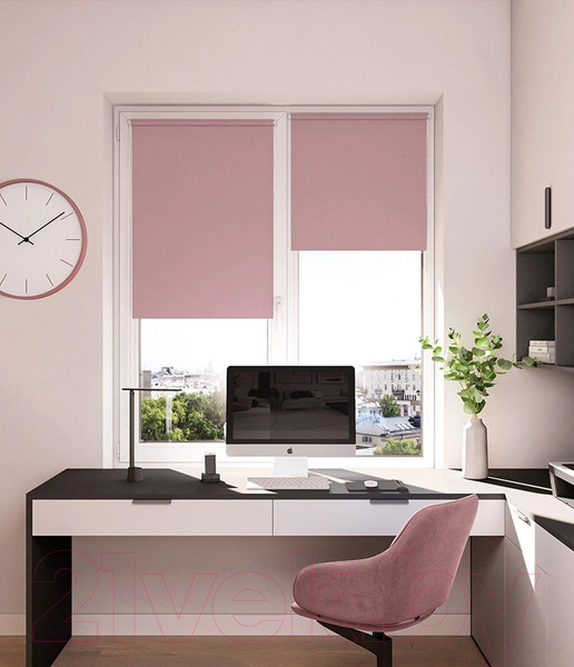 Изображение товара Рулонная штора LEGRAND Блэкаут Фэшн 57x175 / 58126692 (пудра)