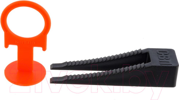 Изображение товара Система выравнивания плитки Decor Кольцо 1.4мм 40шт + клин 40шт / 449-4040