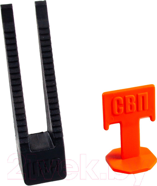 Изображение товара Система выравнивания плитки Decor Флажок 40шт + клин 40шт / 339-4040