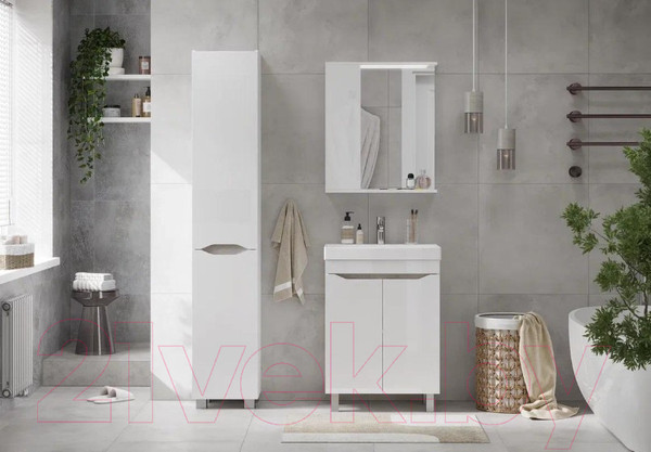 Изображение товара Шкаф-пенал для ванной Volna Lake 35 (напольный)