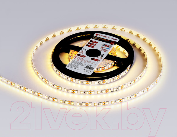 Изображение товара Светодиодная лента Ambrella 2835 120Led 9.6W 3000K / GS1101