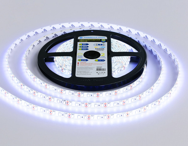 Изображение товара Светодиодная лента Ambrella 2835 120Led 9.6W 6500K / GS1203