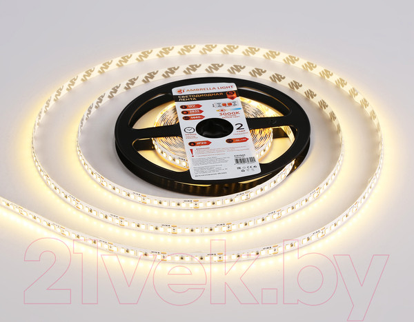 Изображение товара Светодиодная лента Ambrella 2835 180Led 14.4W 3000K / GS1301