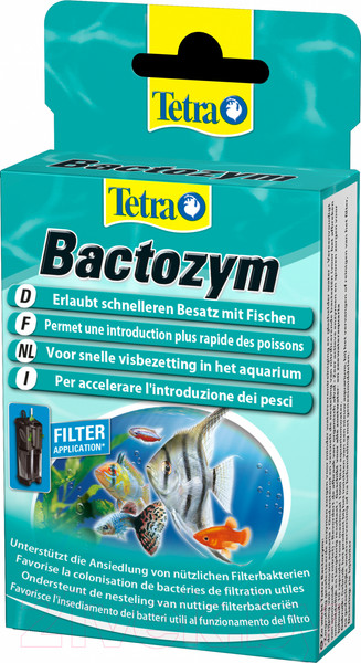 Изображение товара Средство для ухода за водой аквариума Tetra Bactozym / 707548/140257 (10капсул)