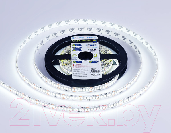 Изображение товара Светодиодная лента Ambrella 2835 240Led 19.2W 6500K / GS1503