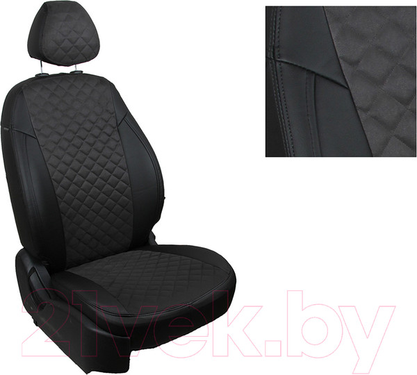 Изображение товара Комплект чехлов для сидений Seintex 96140 (для Ford Transit 8g 3 места 2014-н.в.)