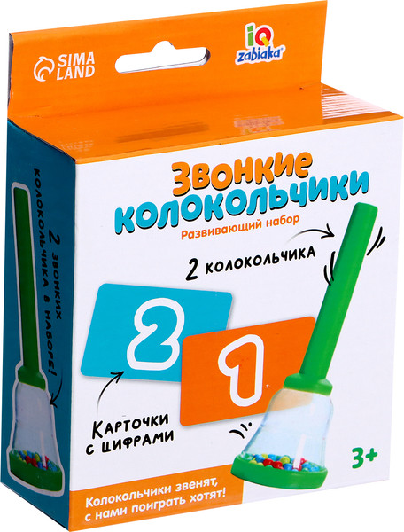 Изображение товара Развивающий игровой набор Zabiaka Звонкие колокольчики / 10060426