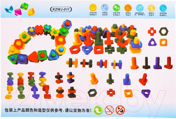 Изображение товара Конструктор Sima-Land Болты и Гайки / 7698021