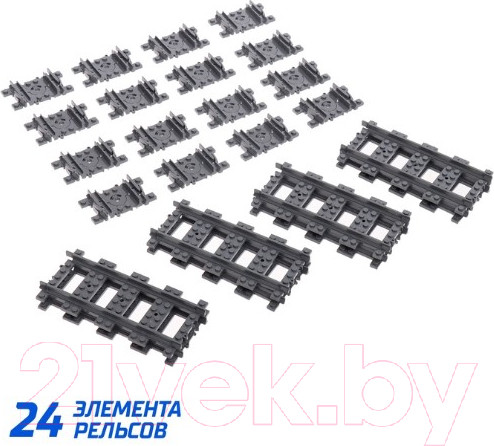 Изображение товара Конструктор Kazi ЖД Рельсы KY98215-2 / 9275075 (24эл)