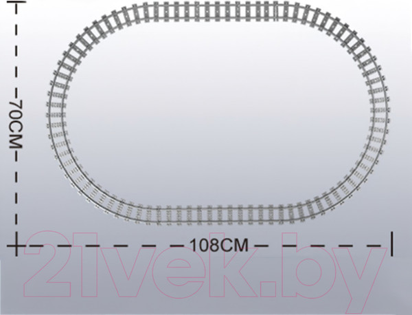 Изображение товара Конструктор электромеханический Kazi ЖД Военный Поезд 98252 / 9275065 (1174эл)
