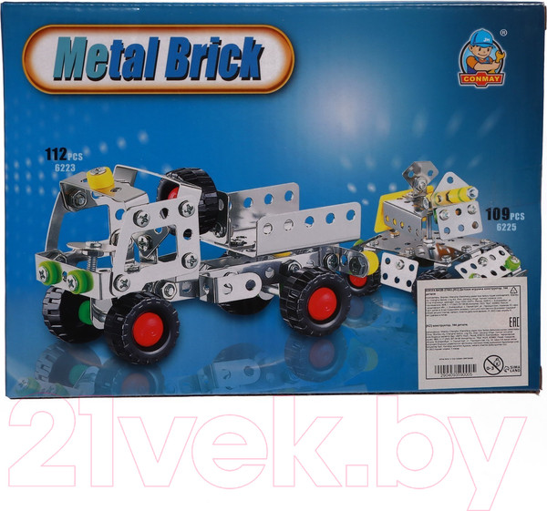 Изображение товара Конструктор Sima-Land Эвакуатор 6221 / 409359 (109эл)