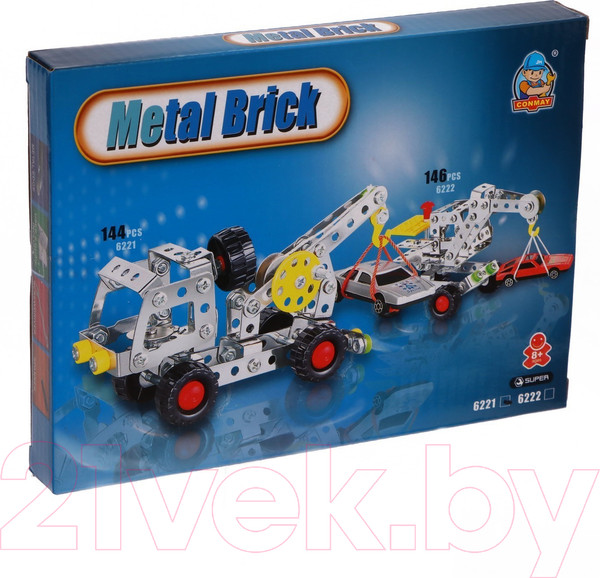 Изображение товара Конструктор Sima-Land Эвакуатор 6221 / 409359 (109эл)