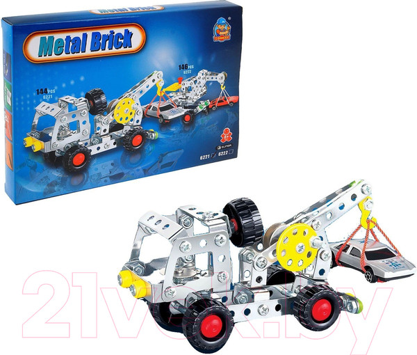 Изображение товара Конструктор Sima-Land Эвакуатор 6221 / 409359 (109эл)