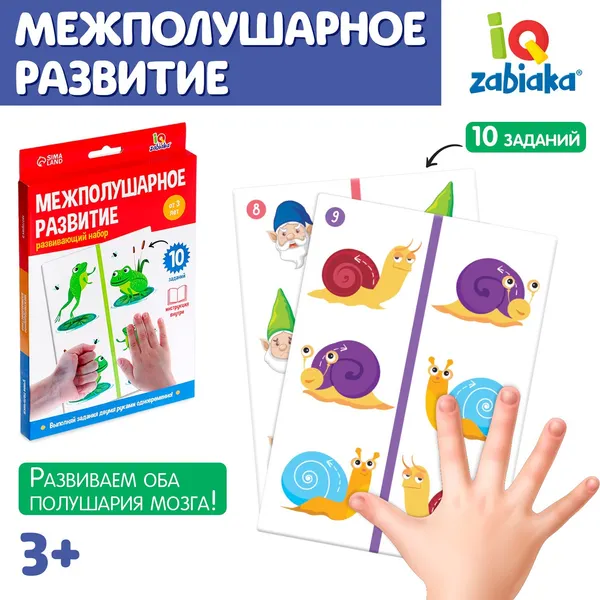 Изображение товара Развивающий игровой набор Zabiaka Межполушарное развитие / 7330312