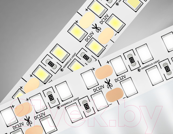 Изображение товара Светодиодная лента Ambrella двухрядная 2835 240Led 24W 4500K / GS1702