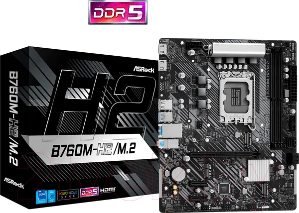 Изображение товара Материнская плата AsRock B760M-H2/M.2