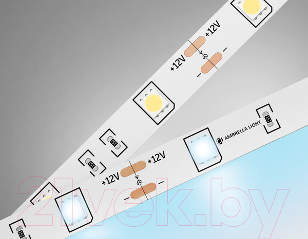 Изображение товара Светодиодная лента Ambrella 5050 30Led 7.2W 6500K / GS1803