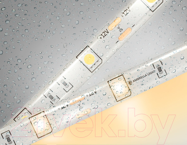 Изображение товара Светодиодная лента Ambrella 5050 30Led 7.2W IP65 3000K / GS1901