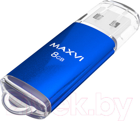 Изображение товара USB flash накопитель Maxvi MP 8GB 2.0 (синий)