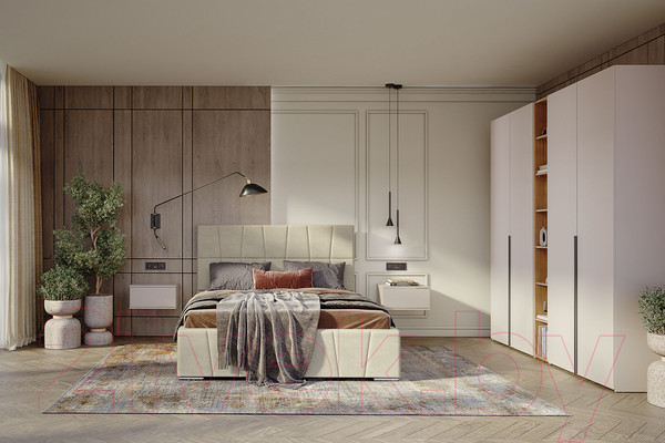 Изображение товара Каркас шкафа Stolline Лаура 2-х дверный / 464.01 (кашемир серый)