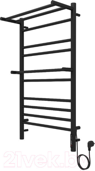 Изображение товара Полотенцесушитель электрический Aquatek Альфа П10 500x900 (Quick Touch,черный муар)