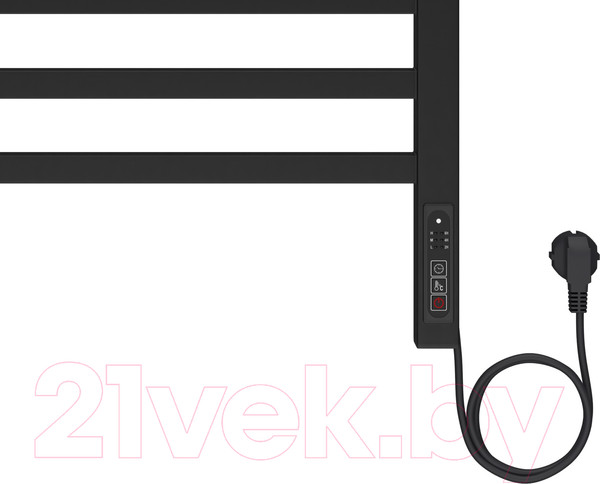 Изображение товара Полотенцесушитель электрический Aquatek Альфа П10 500x900 (Quick Touch,черный муар)