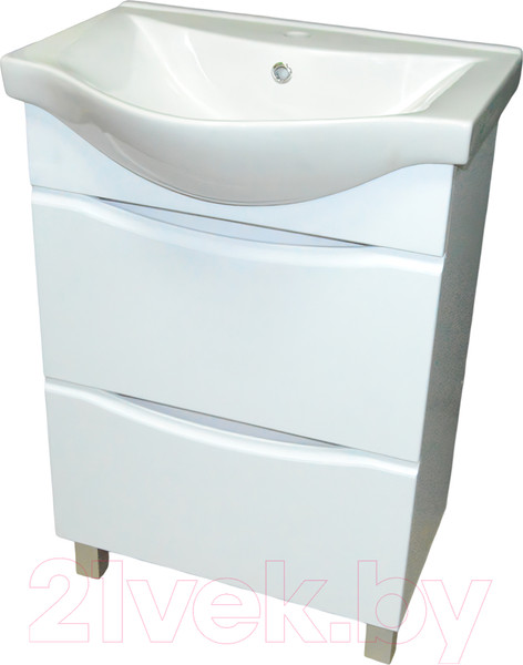 Изображение товара Тумба с умывальником Гамма Р24оФ8/2-У60 Альбатрос-10060