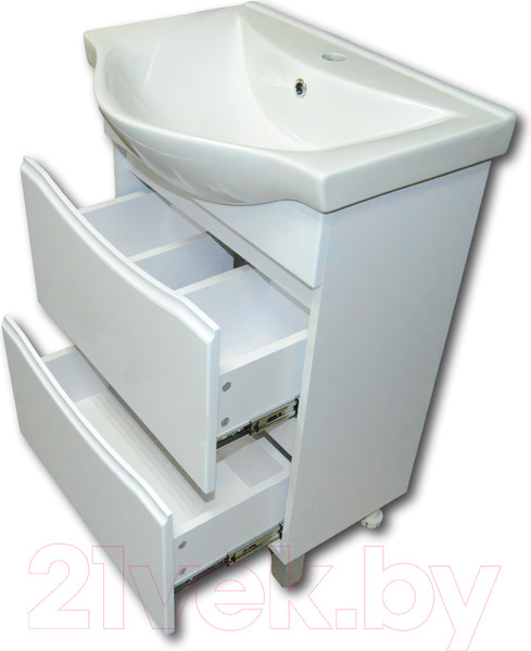 Изображение товара Тумба с умывальником Гамма Р24оФ8/2-У60 Альбатрос-10060