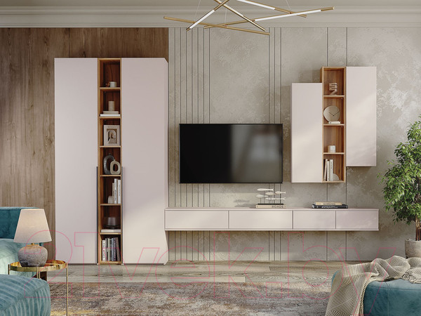 Изображение товара Тумба Stolline Лаура 2 ящика / 464.15 (кашемир серый)