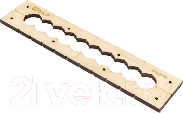 Изображение товара Шаблон разметочный EKF для групповых отверстий / sh-d32-10