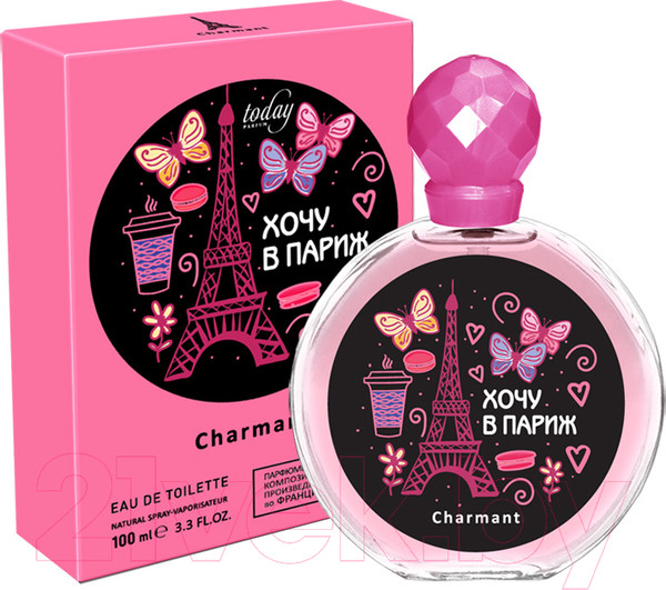 Изображение товара Туалетная вода Delta Parfum Хочу в Париж Charmant (100мл)