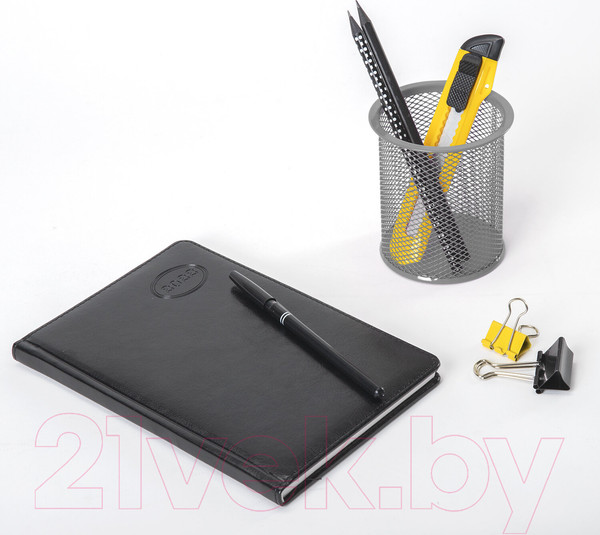 Изображение товара Подставка настольная Brauberg Germanium / 237988 (серебряный)