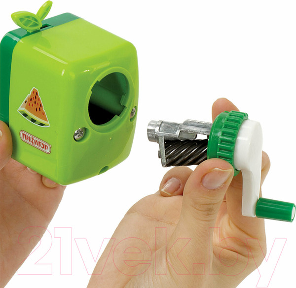 Изображение товара Точилка Пифагор Арбуз / 270427 (зеленый/красный)