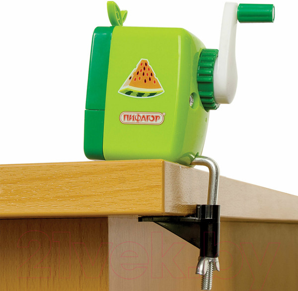 Изображение товара Точилка Пифагор Арбуз / 270427 (зеленый/красный)