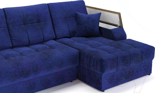 Изображение товара Диван угловой Stolline Лас-Вегас 07 правый (синий)