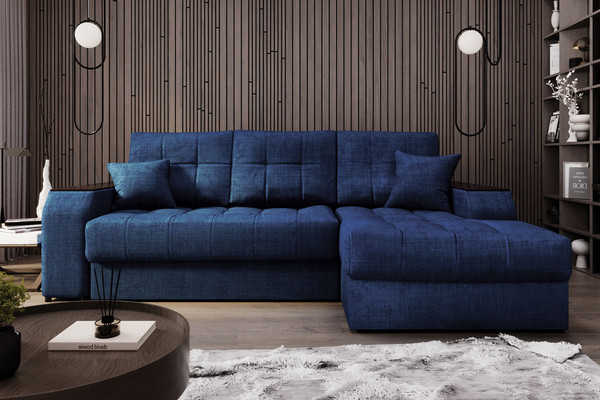 Изображение товара Диван угловой Stolline Лас-Вегас 07 правый (синий)