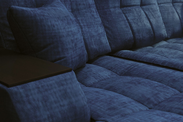 Изображение товара Диван угловой Stolline Лас-Вегас 08 левый (синий)