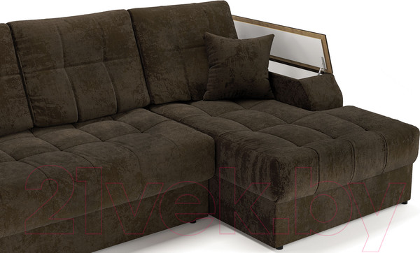 Изображение товара Диван угловой Stolline Лас-Вегас 09 правый (коричневый)