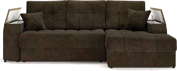 Изображение товара Диван угловой Stolline Лас-Вегас 09 правый (коричневый)