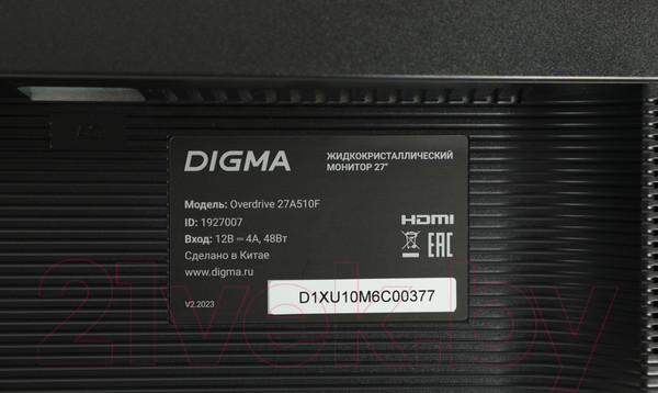 Изображение товара Монитор Digma 27A510F / DM27VG01