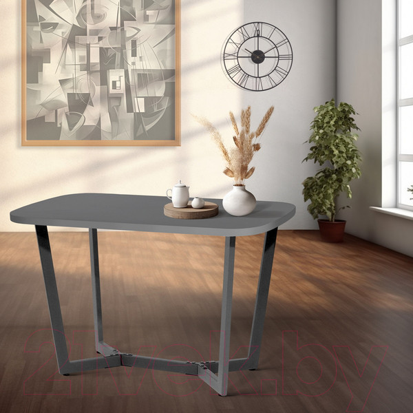 Изображение товара Подстолье Millwood Мюнхен Разборное 130x80 ПФ (графит)