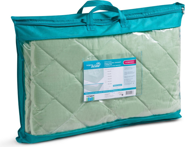 Изображение товара Наматрасник в кроватку Vegas Cotton S1 70x140 (фисташковый)
