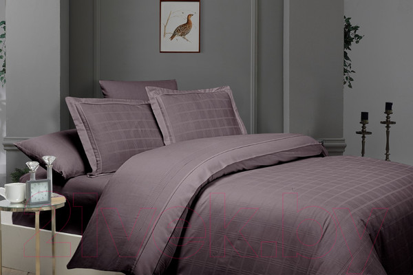 Изображение товара Комплект постельного белья DO&CO Royce 200x220 / 11683 (лиловый)