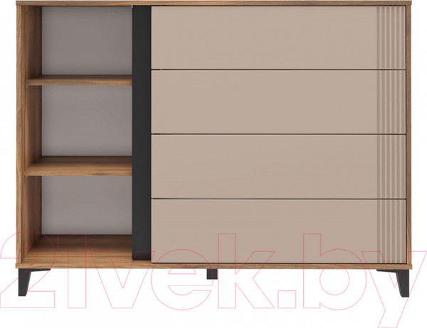 Изображение товара Тумба Stolline Богемия 463.03 (дуб барокко/бежевый)