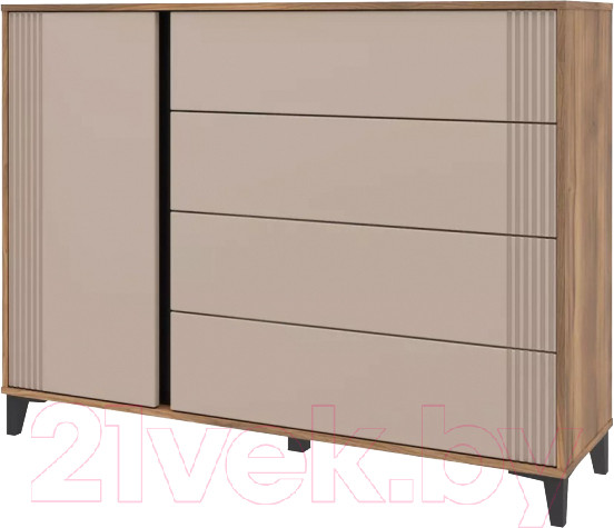 Изображение товара Тумба Stolline Богемия 463.03 (дуб барокко/бежевый)