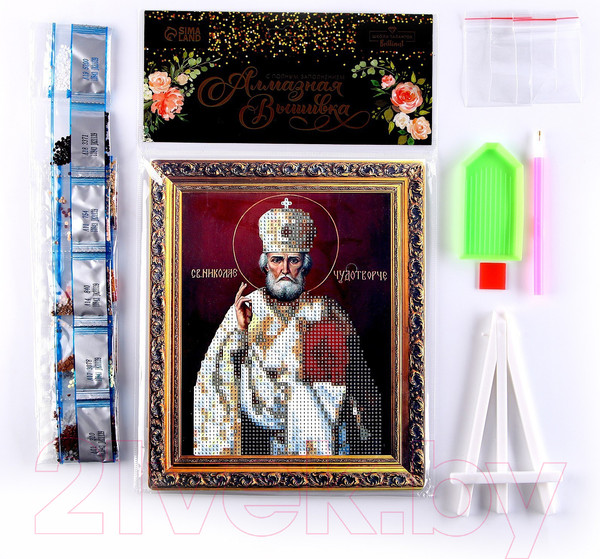 Изображение товара Набор алмазной вышивки Школа талантов Николай Чудотворец / 9381484