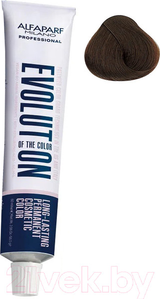 Изображение товара Крем-краска для волос Alfaparf Milano EOC Cube тон 6.32 (60мл)