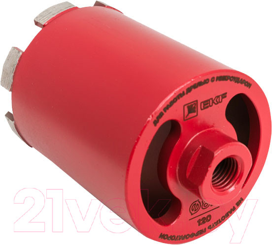 Изображение товара Коронка EKF Алмазная / dch-82-120-mhs-m16