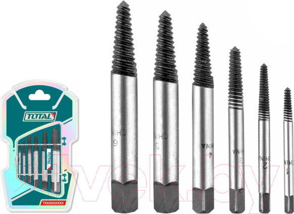 Изображение товара Набор экстракторов TOTAL TACSE0061 (6шт)